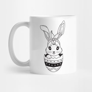 Cute Easter Egg Bunny Mug